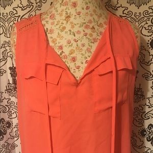 Coral sleeveless blouse - Xhilaration - XL